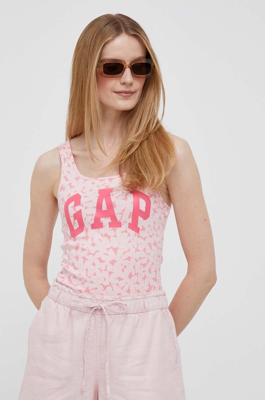 Gap top femei culoarea roz - Pled.ro