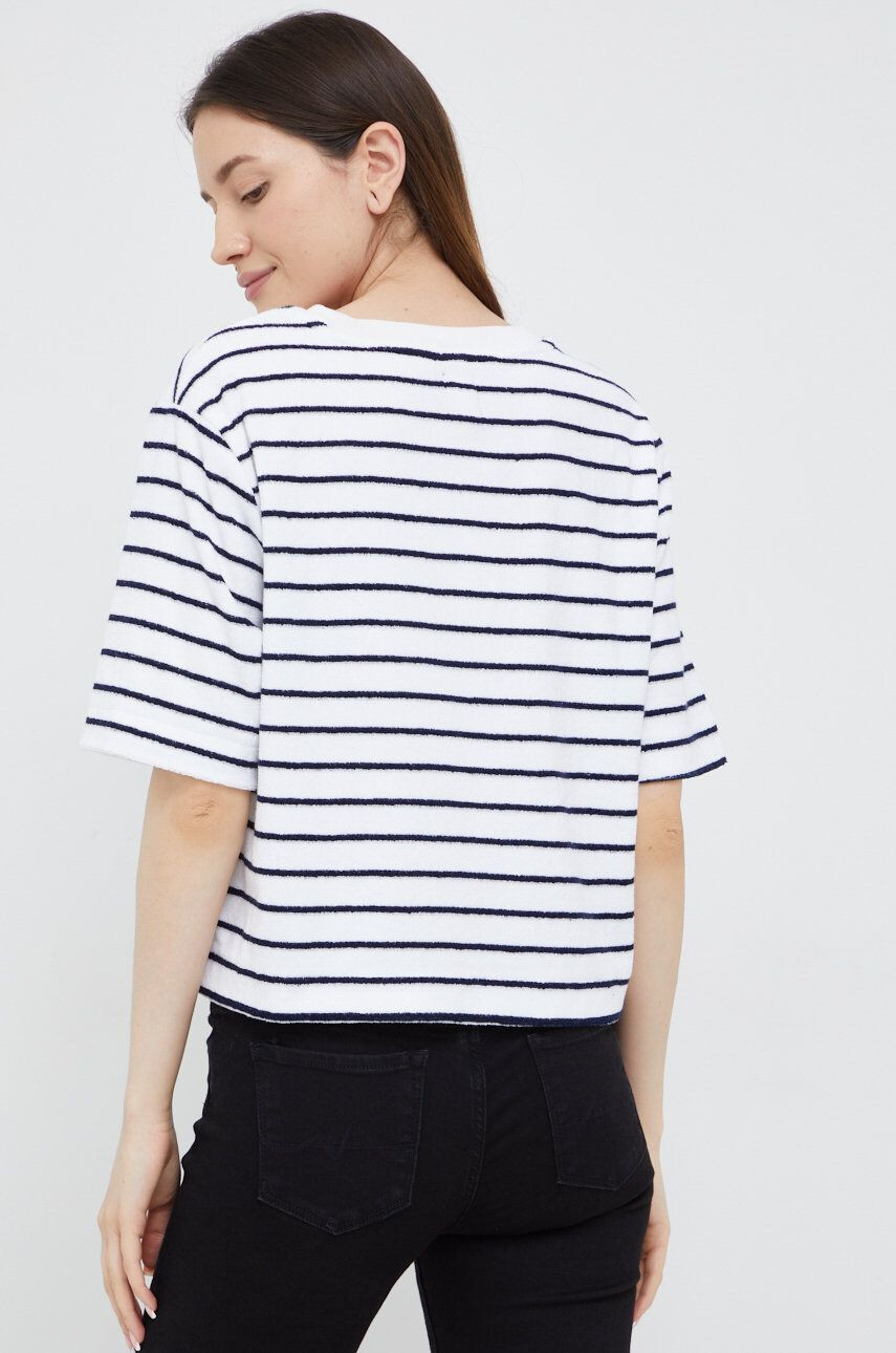 Gap tricou femei culoarea alb - Pled.ro