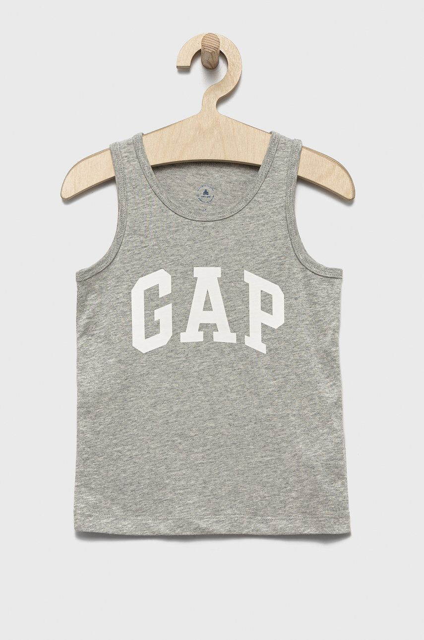 Gap tricou de bumbac pentru copii (2-pack) melanj - Pled.ro