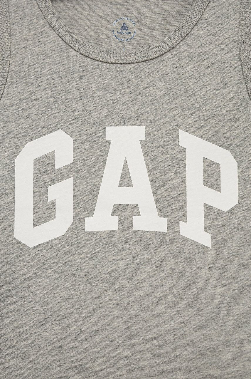 Gap tricou de bumbac pentru copii (2-pack) melanj - Pled.ro