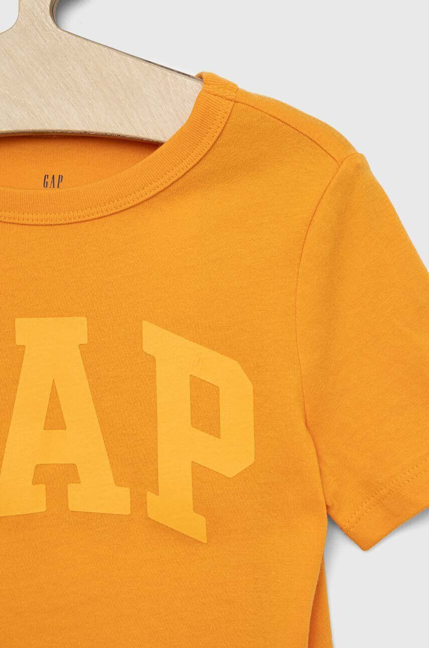 Gap tricou de bumbac pentru copii culoarea roz cu imprimeu - Pled.ro