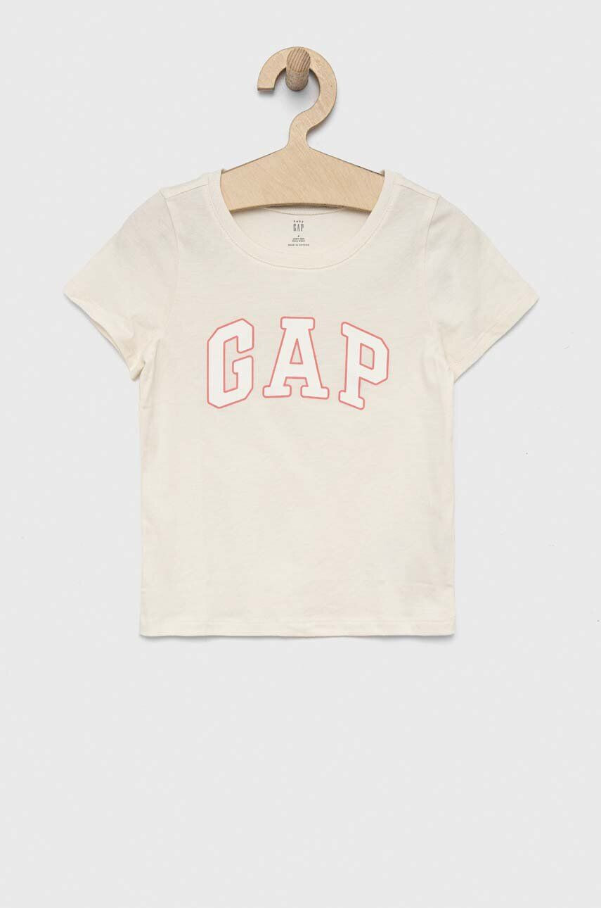 Gap tricou de bumbac pentru copii culoarea albastru marin cu imprimeu - Pled.ro