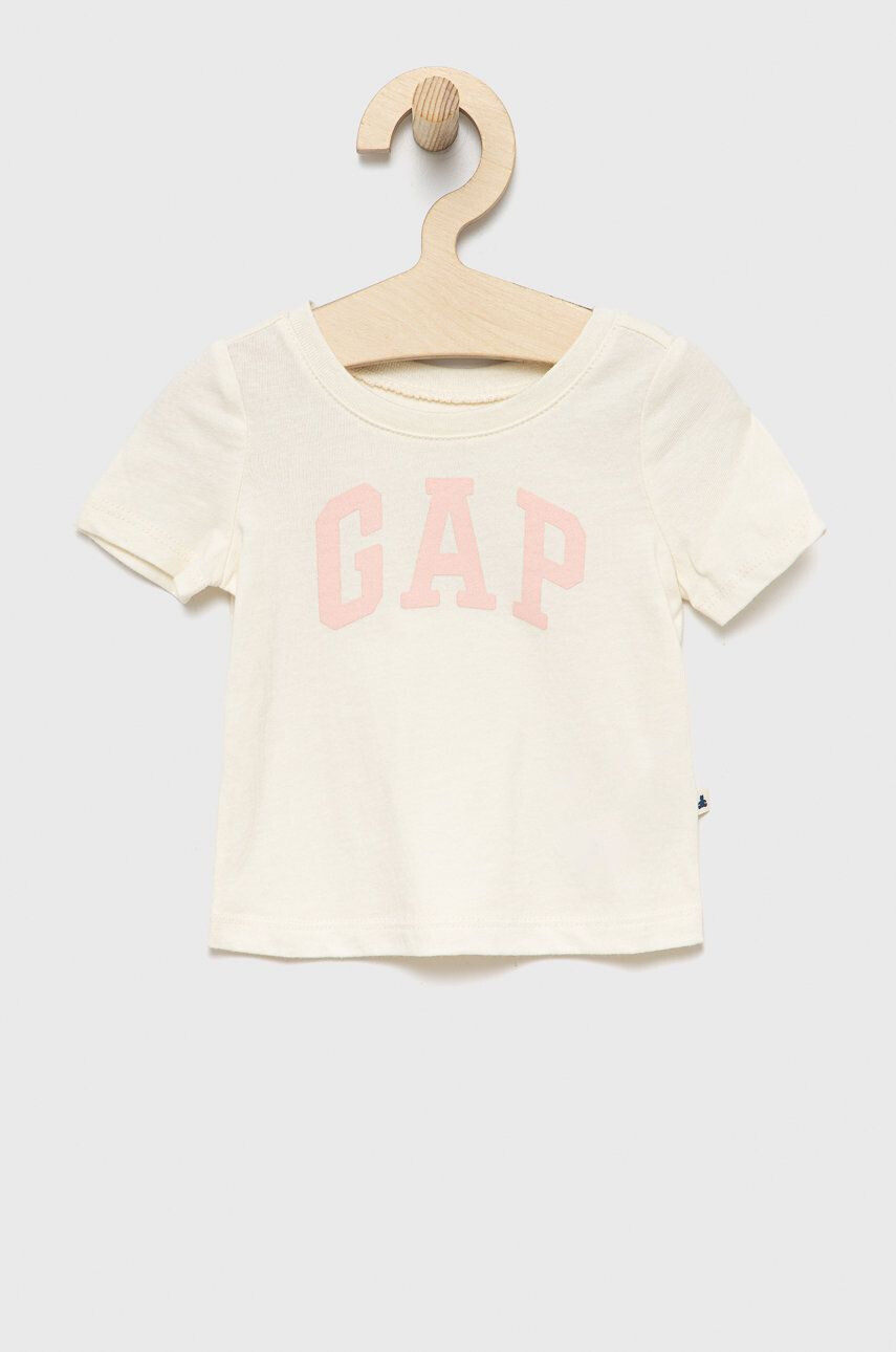 Gap tricou de bumbac pentru copii culoarea roz - Pled.ro