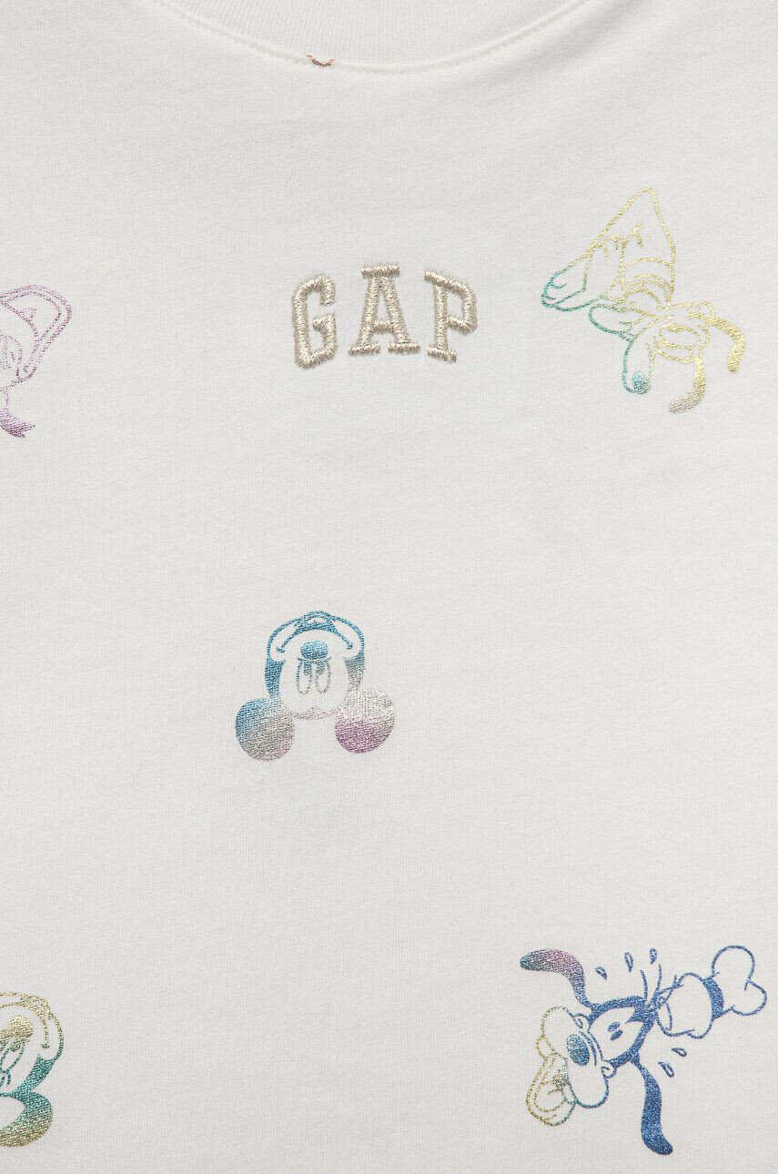 Gap tricou de bumbac pentru copii x Disney culoarea verde cu imprimeu - Pled.ro