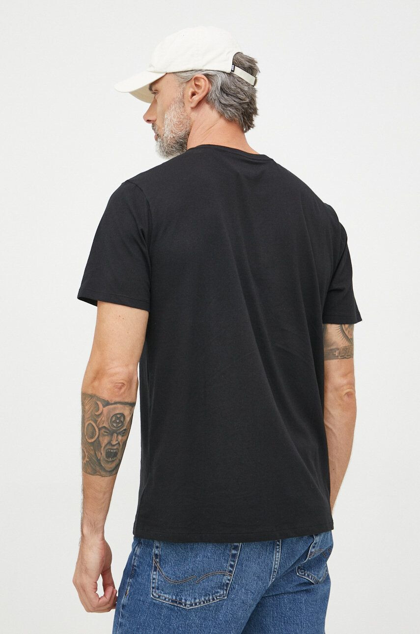 Gap tricou din bumbac culoarea alb neted - Pled.ro