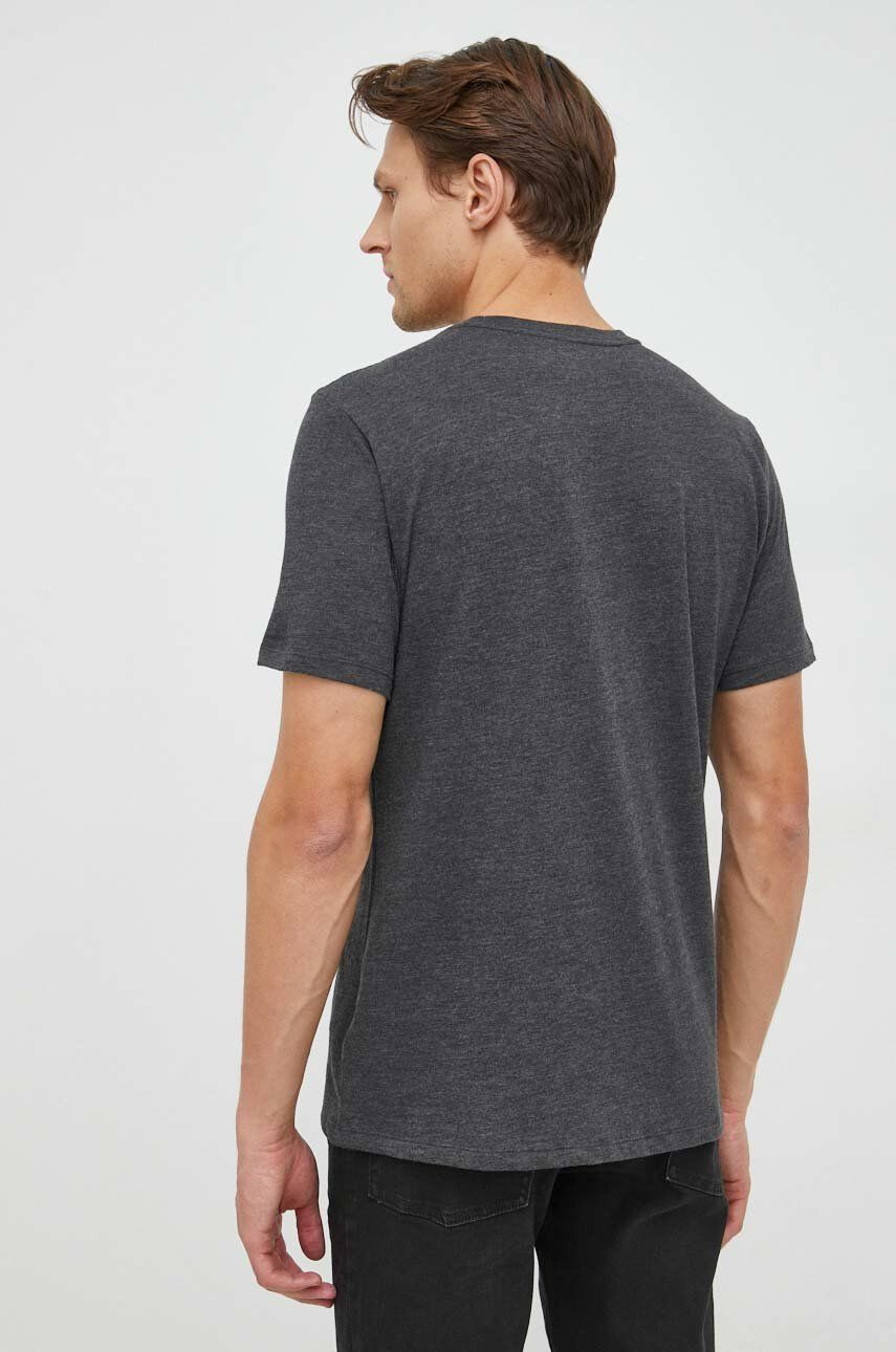 Gap tricou din bumbac culoarea gri neted - Pled.ro