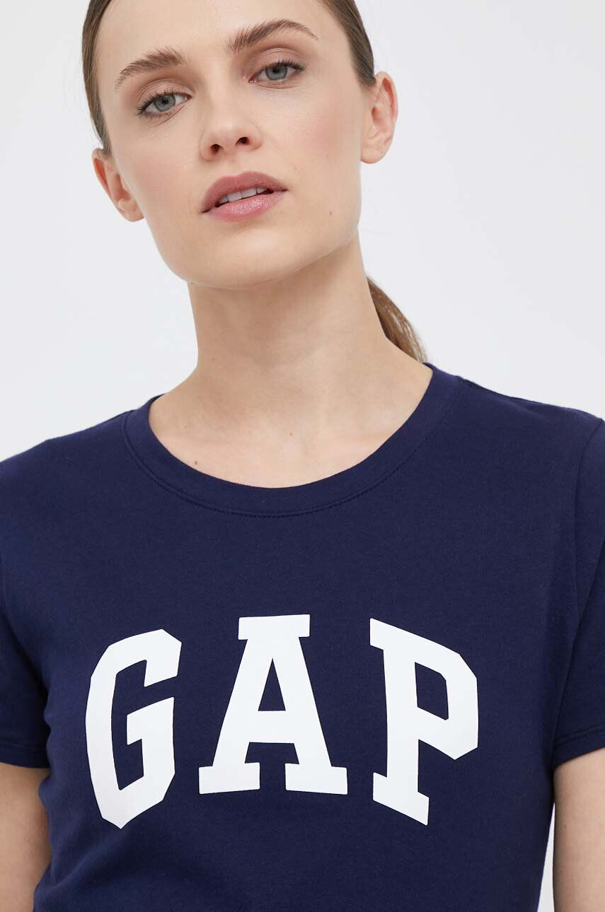 Gap tricou din bumbac 2-pack culoarea bej - Pled.ro