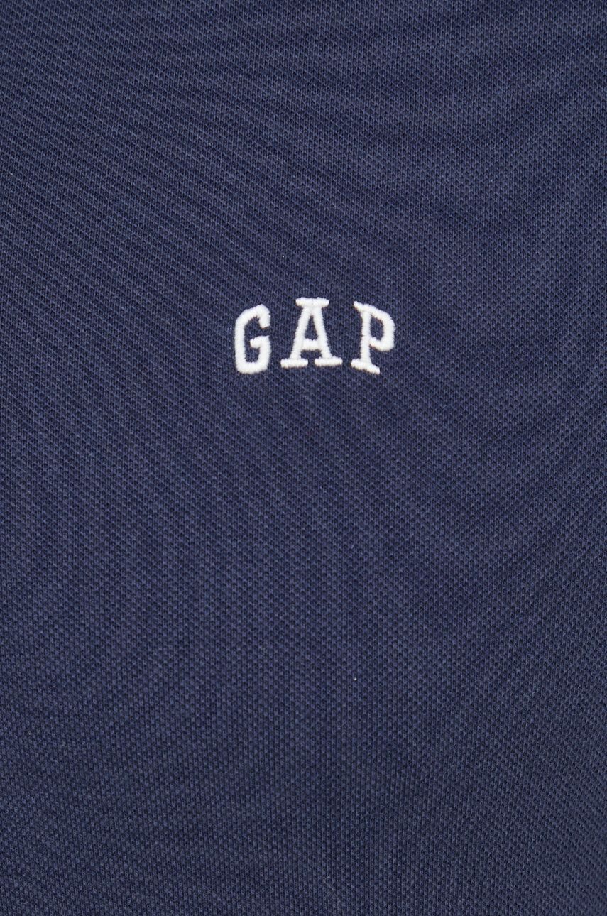 Gap tricou polo barbati culoarea bordo neted - Pled.ro