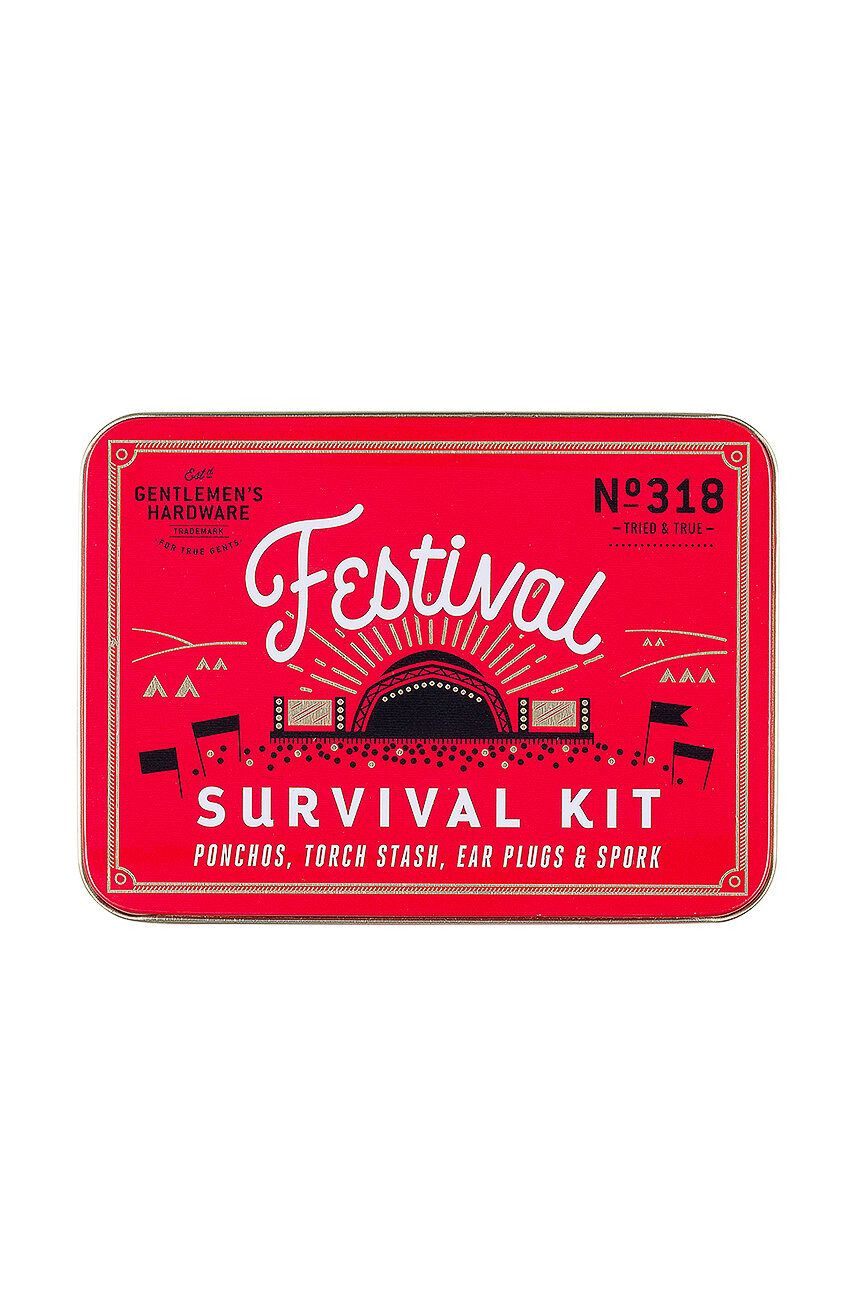 Gentlemen's Hardware Gentelmen's Hardware trusă de festival Festival Survival Kit - Pled.ro