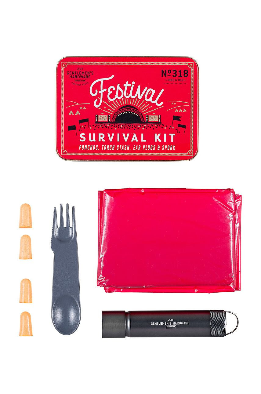 Gentlemen's Hardware Gentelmen's Hardware trusă de festival Festival Survival Kit - Pled.ro