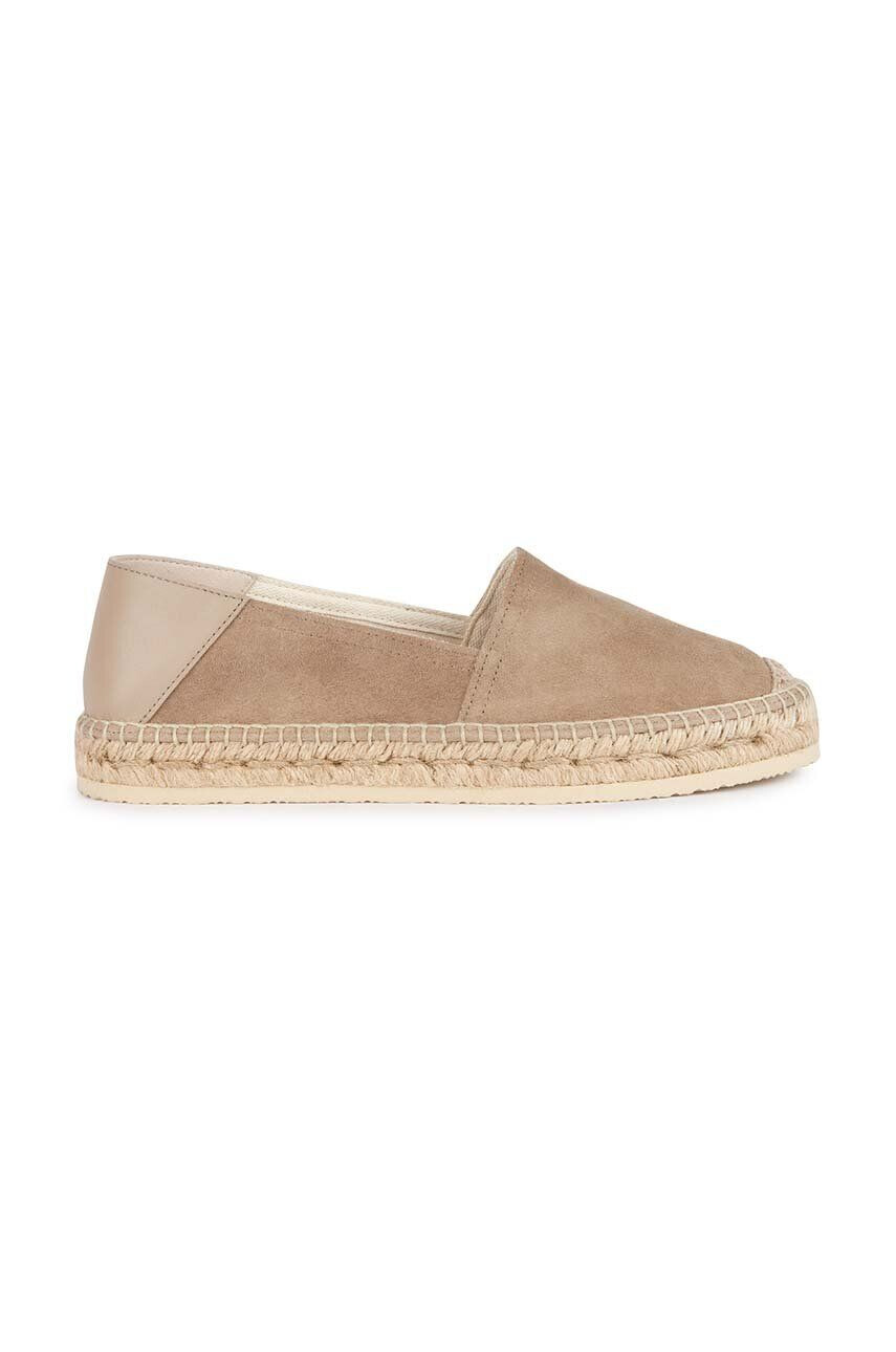 Geox espadrile de piele D LAMPEDUSA - Pled.ro