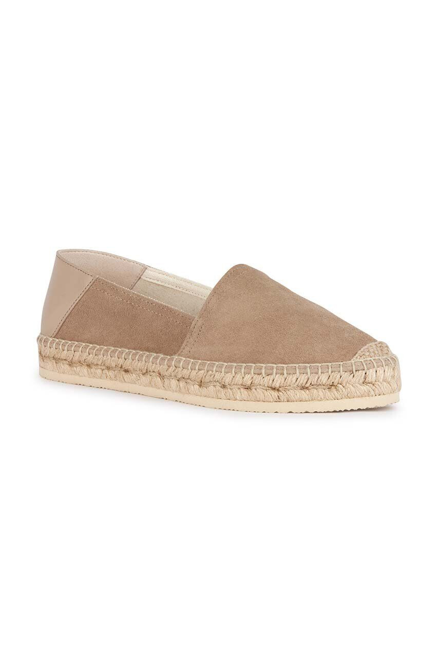 Geox espadrile de piele D LAMPEDUSA - Pled.ro