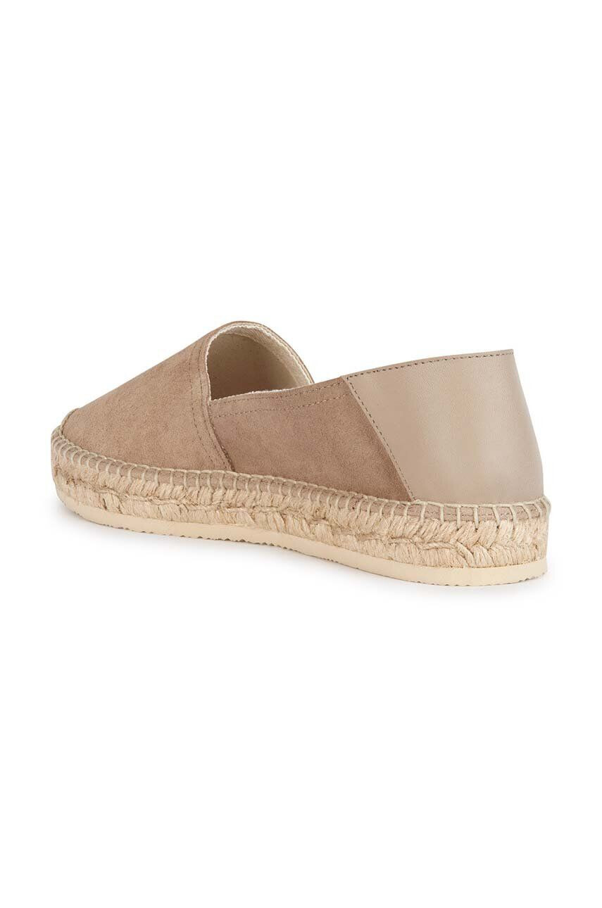 Geox espadrile de piele D LAMPEDUSA - Pled.ro