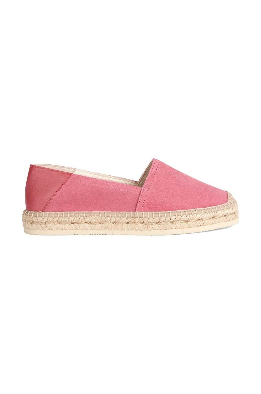 Geox espadrile de piele D LAMPEDUSA - Pled.ro