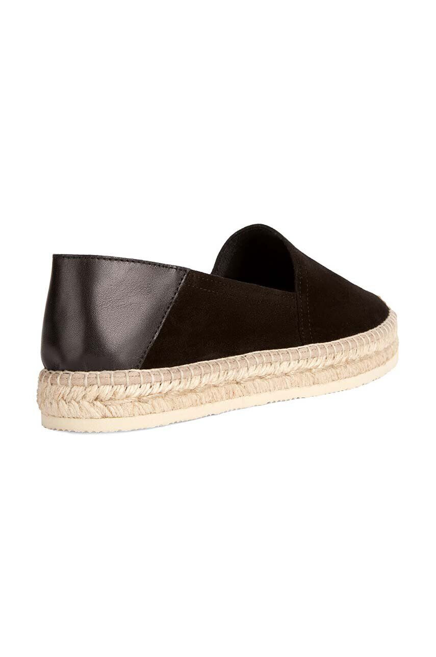 Geox espadrile de piele D LAMPEDUSA culoarea negru D35V0A 02285 C9999 - Pled.ro