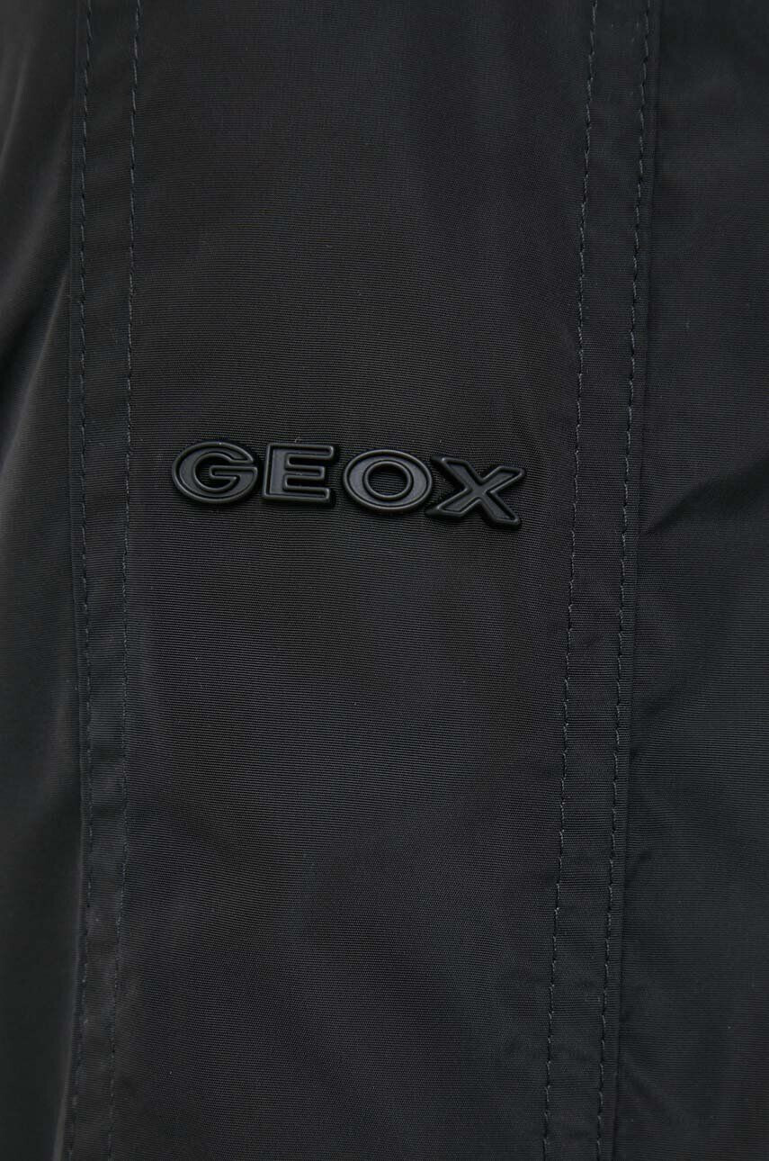 Geox geaca femei culoarea negru de tranzitie - Pled.ro