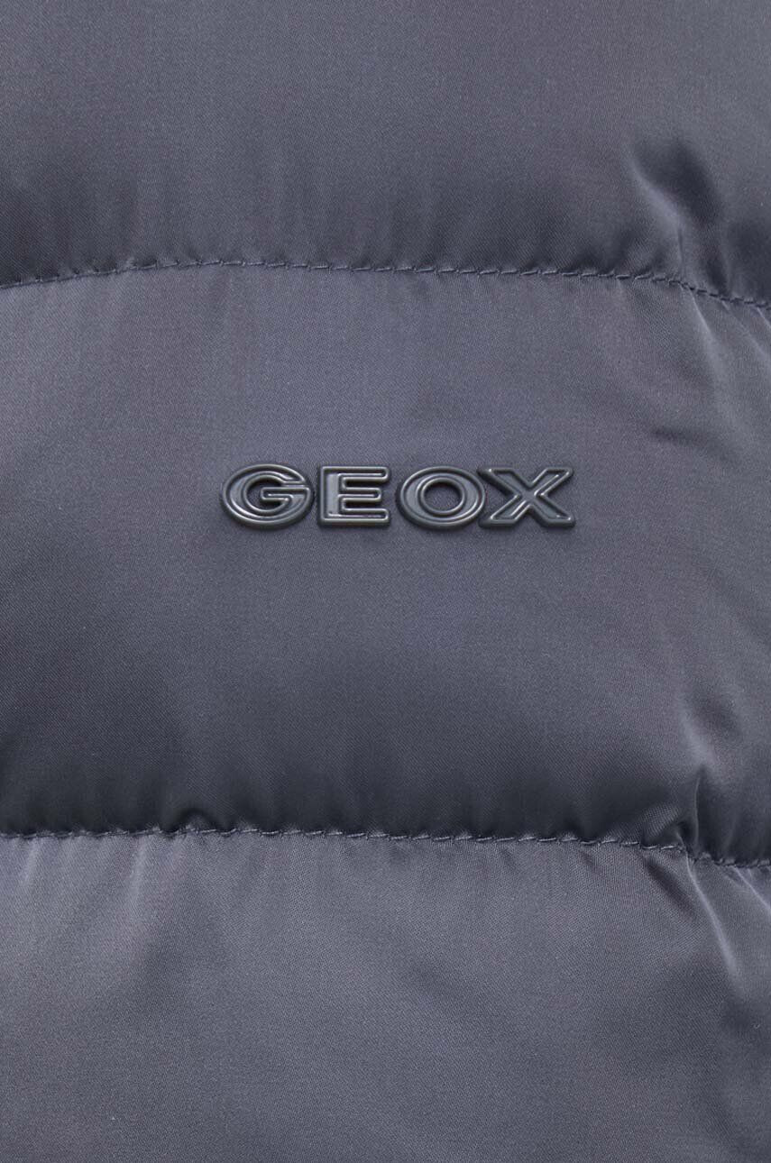 Geox geaca de puf femei culoarea gri de iarna - Pled.ro