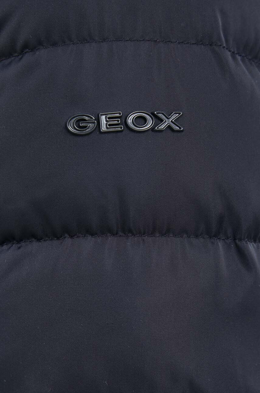 Geox geaca de puf femei culoarea albastru marin de iarna - Pled.ro