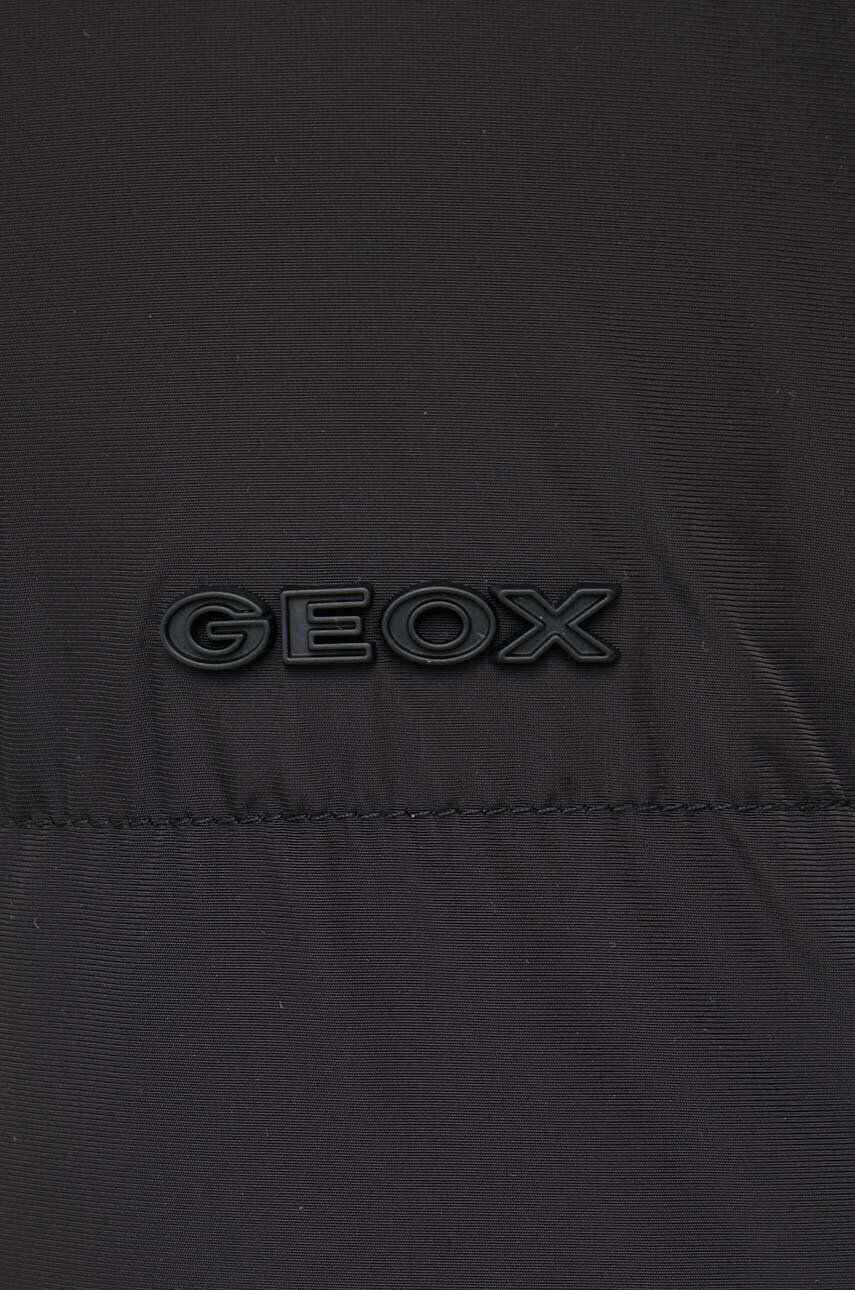 Geox geaca MAGNETE barbati culoarea negru de iarna - Pled.ro