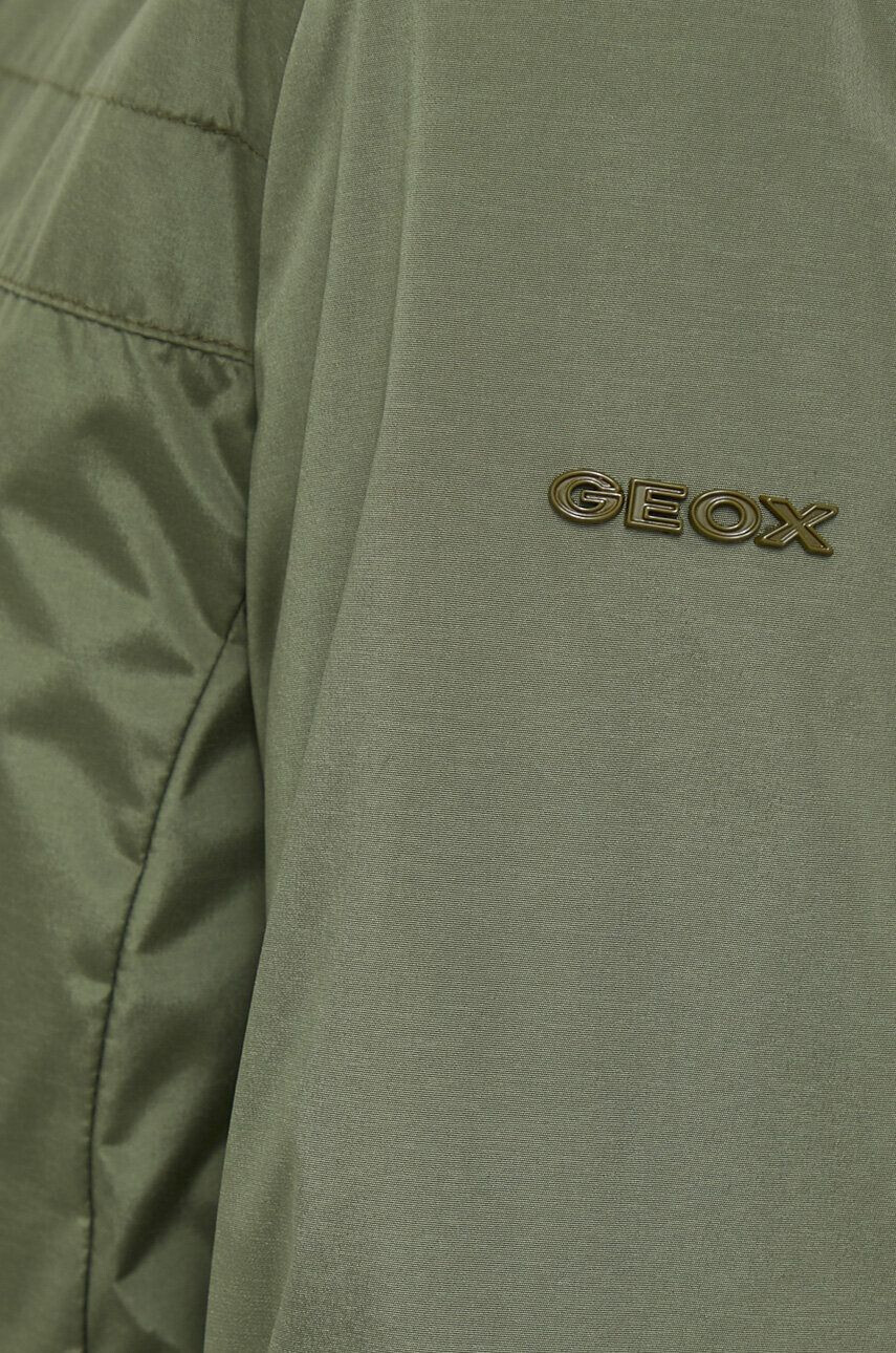 Geox hanorac femei culoarea verde de tranzitie - Pled.ro