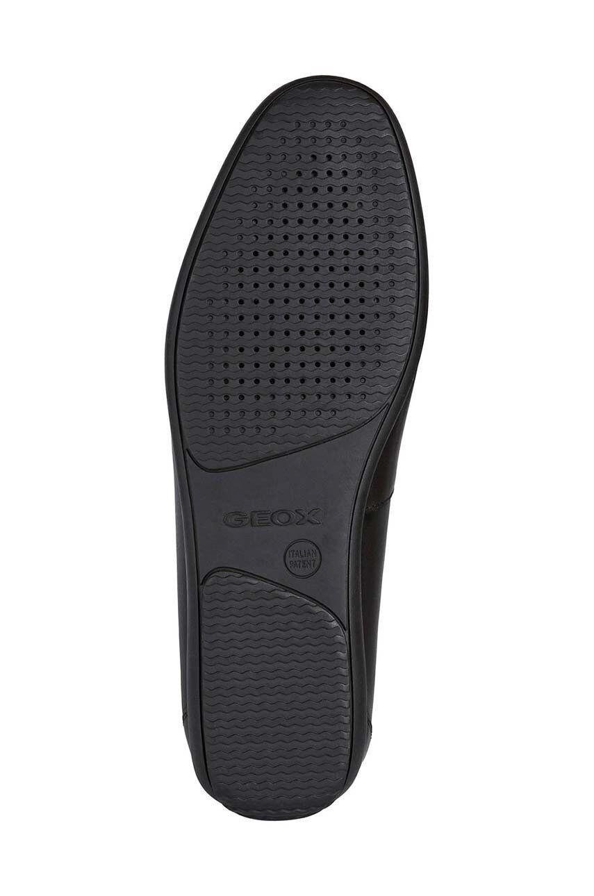 Geox mocasini de piele Ascanio barbati culoarea negru U250WA 00043 C9999 - Pled.ro