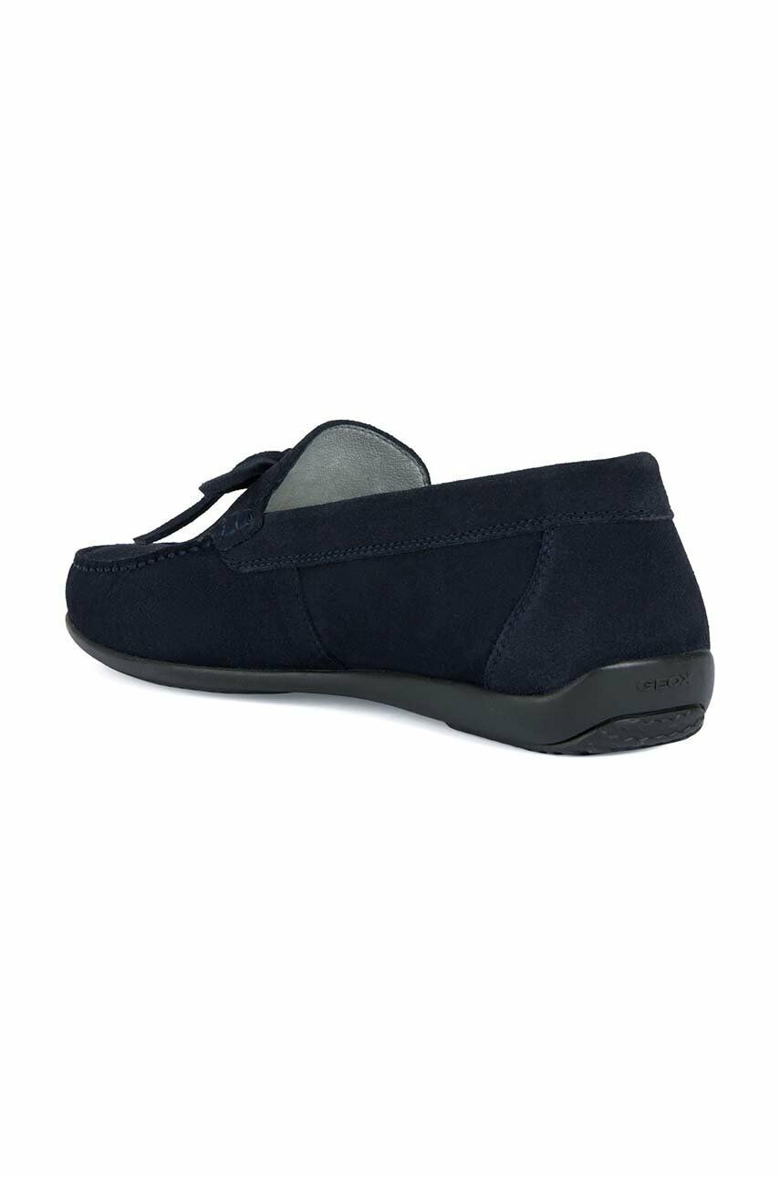 Geox mocasini de piele U ASCANIO A barbati culoarea albastru marin U350WA 00022 C4002 - Pled.ro