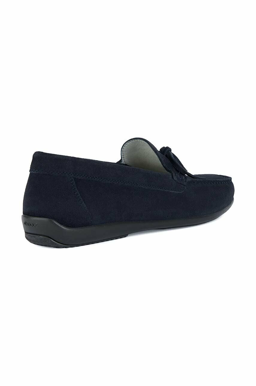 Geox mocasini de piele U ASCANIO A barbati culoarea albastru marin U350WA 00022 C4002 - Pled.ro