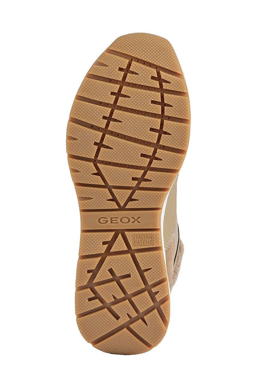 Geox pantofi Braies B Abx femei culoarea bej cu platforma izolat - Pled.ro