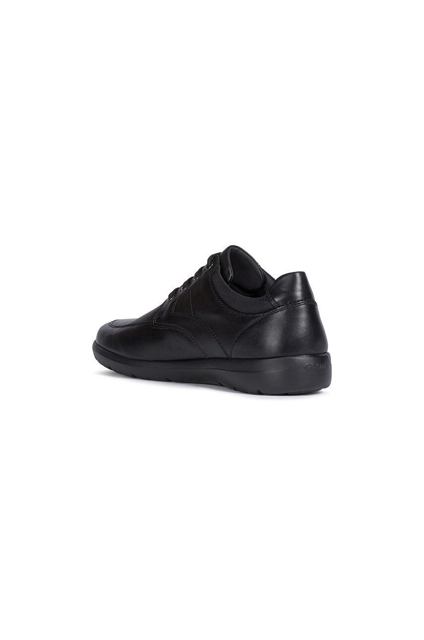 Geox Pantofi de piele bărbați culoarea negru - Pled.ro