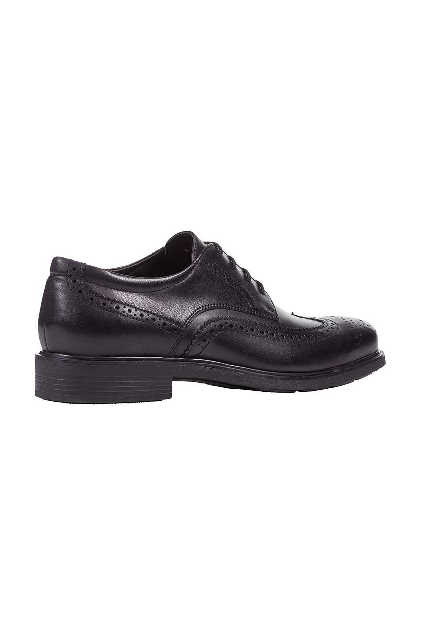 Geox pantofi de piele Dublin barbati culoarea negru U34R2B 00043 C9999 - Pled.ro