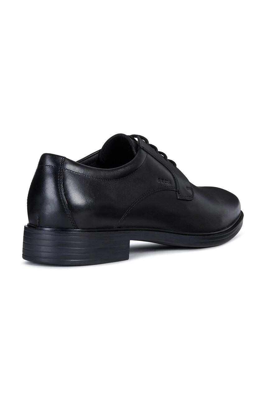 Geox pantofi de piele Gladwin barbati culoarea negru - Pled.ro