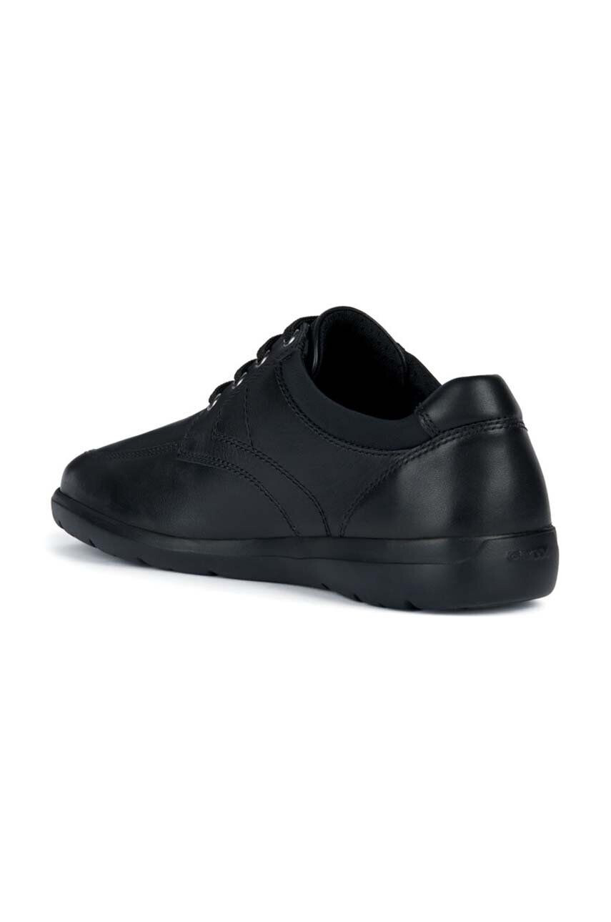 Geox pantofi de piele U LEITAN A barbati culoarea negru U363QA 00085 C9999 - Pled.ro