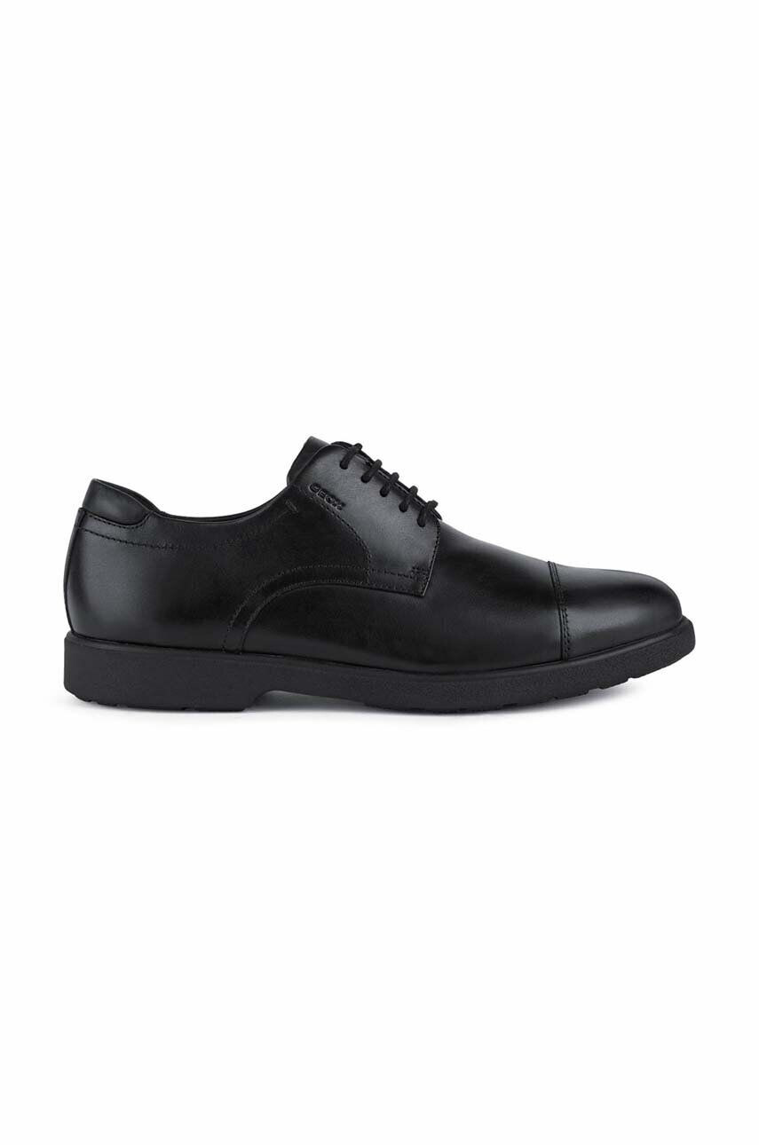 Geox pantofi de piele U SPHERICA EC11 A barbati culoarea negru U25EFA 00043 C9999 - Pled.ro