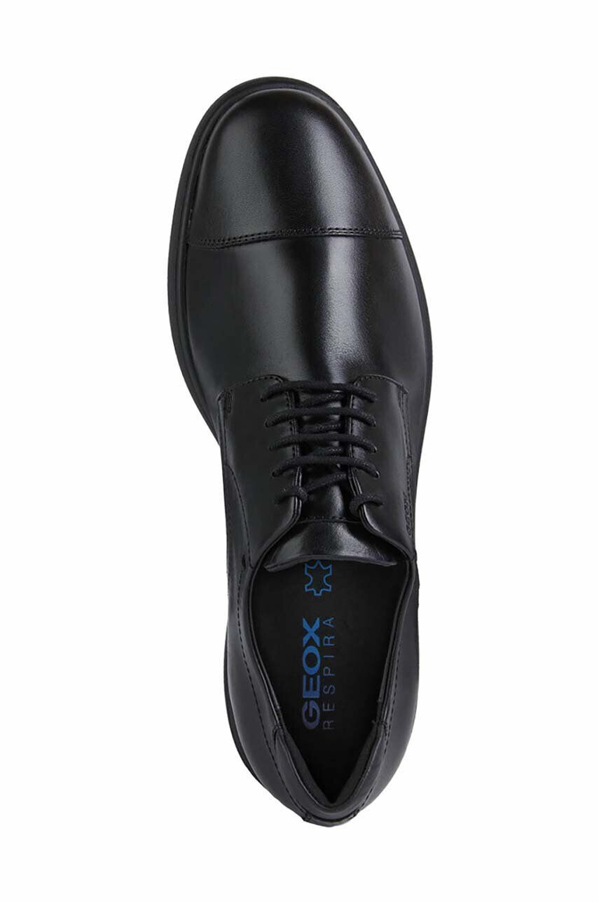 Geox pantofi de piele U SPHERICA EC11 A barbati culoarea negru U25EFA 00043 C9999 - Pled.ro