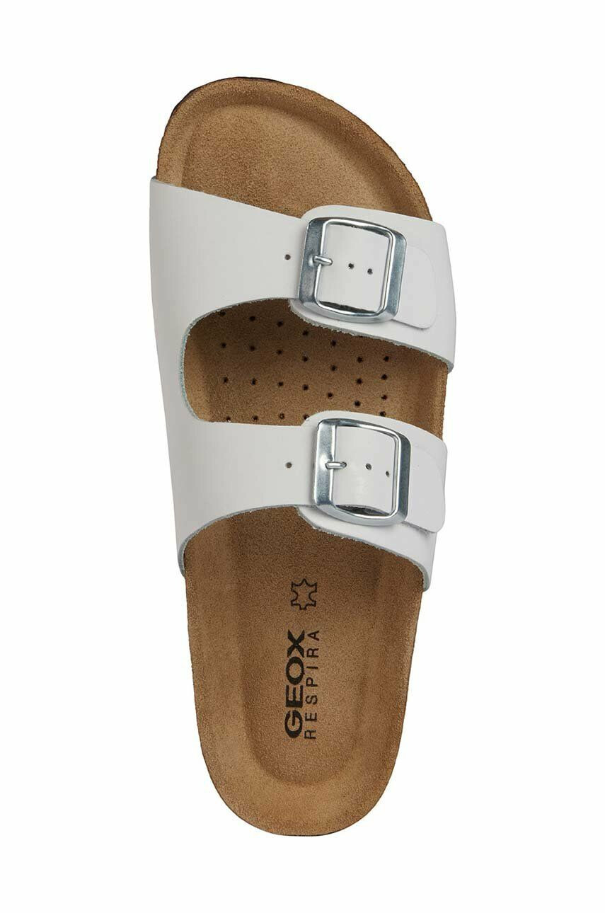 Geox papuci D BRIONIA L femei culoarea alb D35LSL 0003C C1000 - Pled.ro