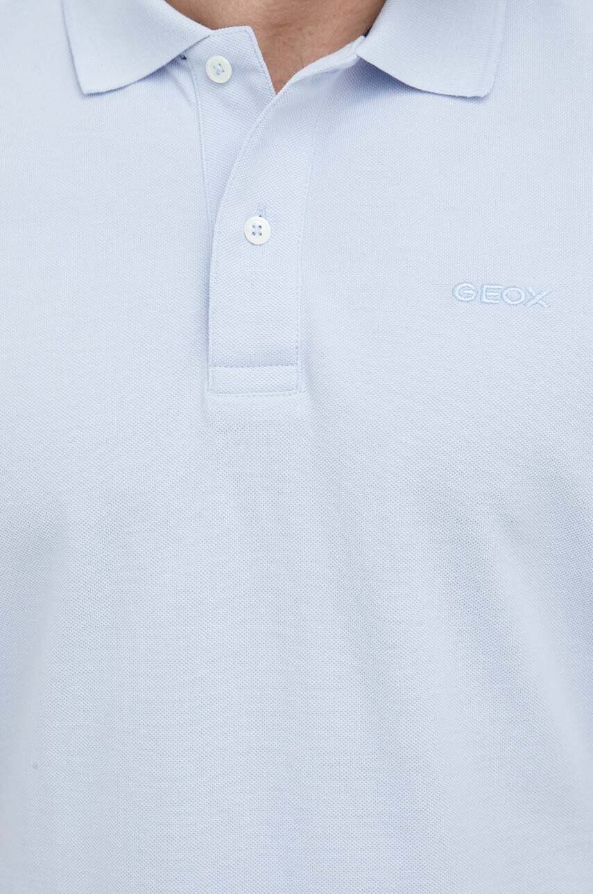 Geox polo de bumbac neted - Pled.ro