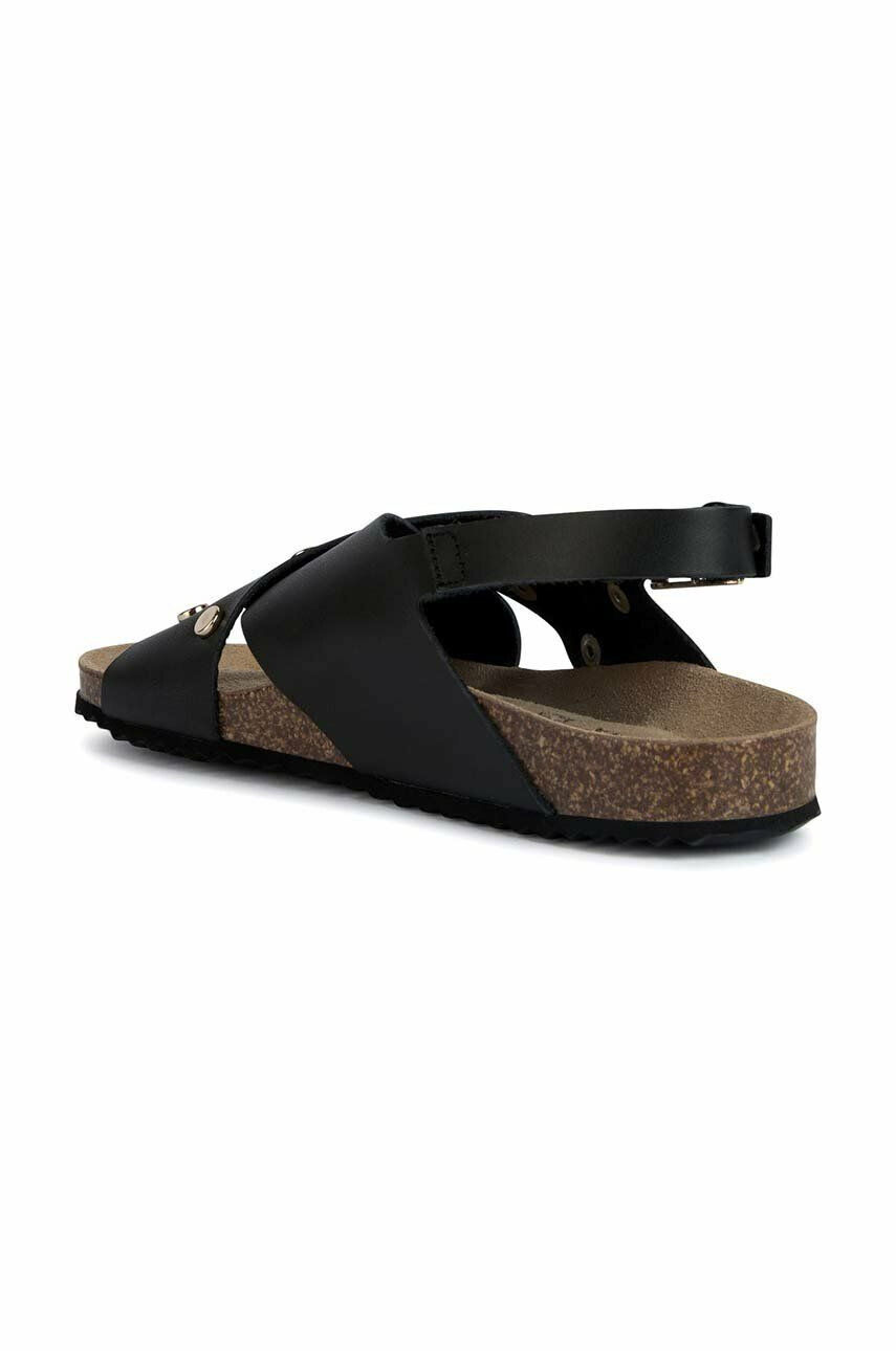 Geox sandale de piele D BRIONIA I femei culoarea negru D35LSI 00043 C9999 - Pled.ro