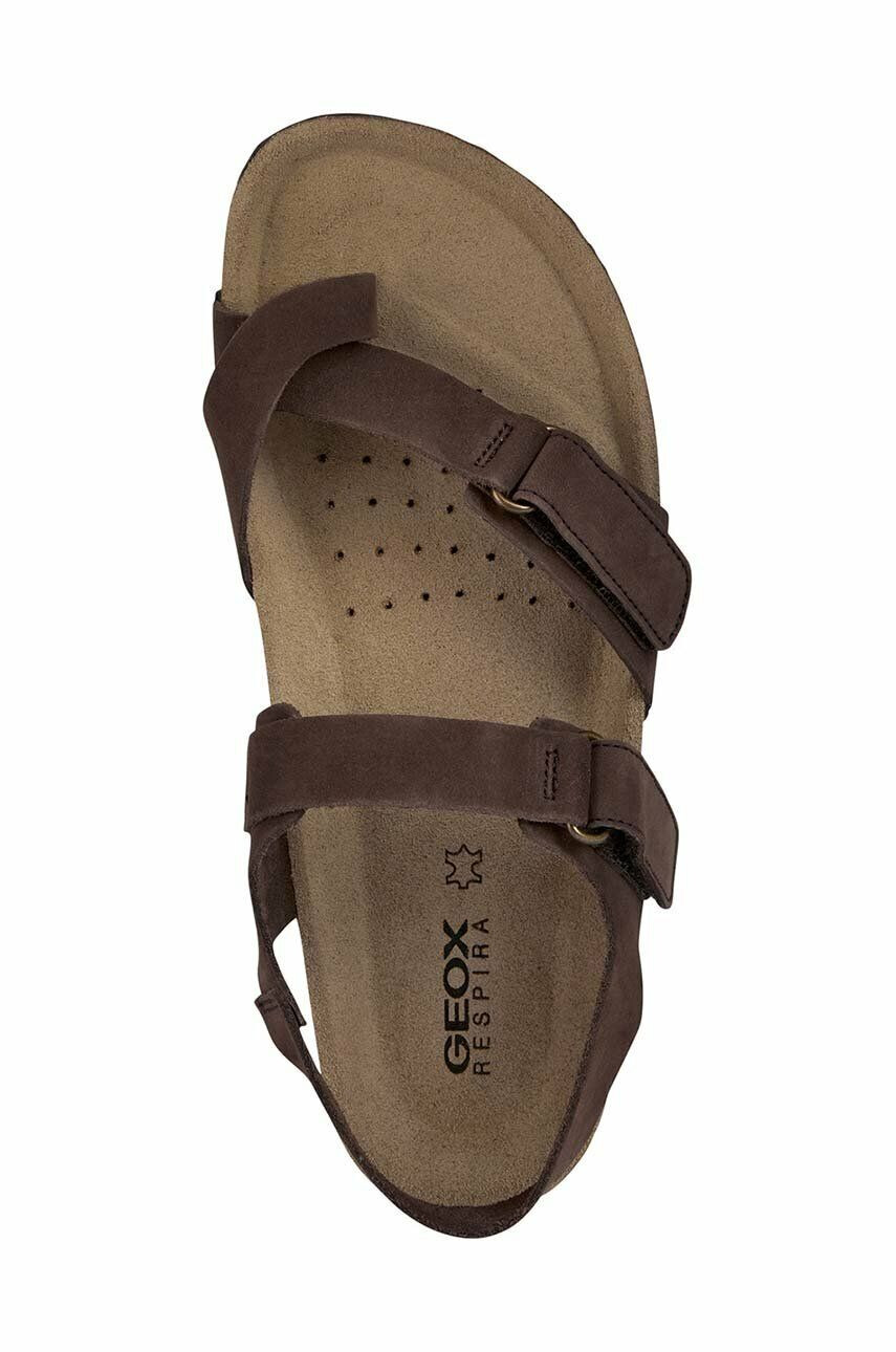 Geox sandale de piele D BRIONIA J femei culoarea maro D35LSJ 00032 C6009 - Pled.ro