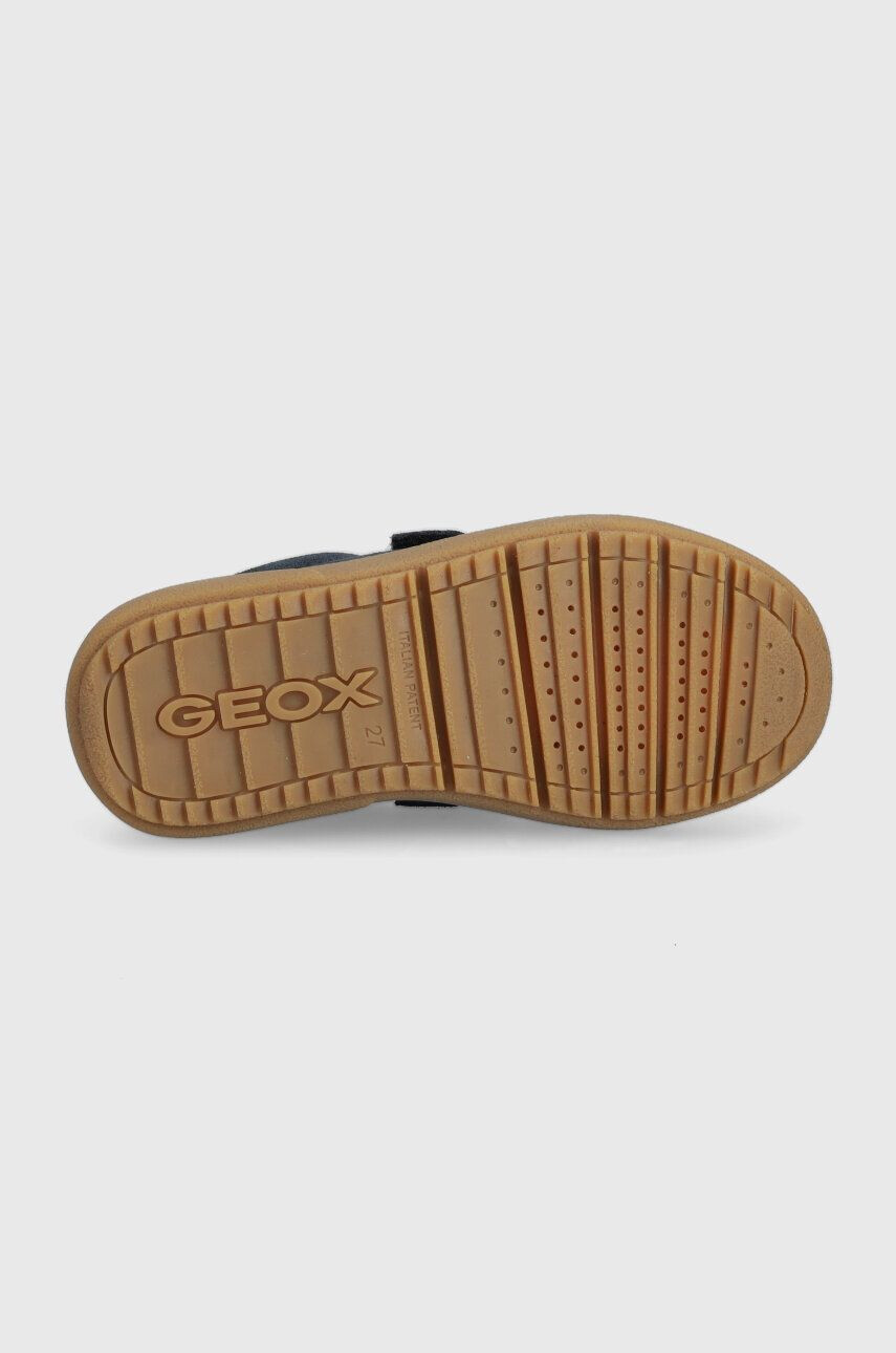 Geox sneakers de piele întoarsă pentru copii culoarea albastru marin - Pled.ro