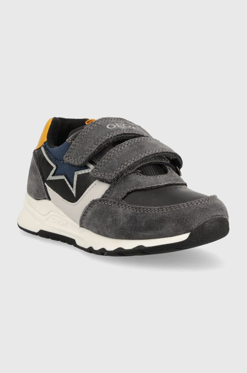 Geox sneakers pentru copii culoarea gri - Pled.ro