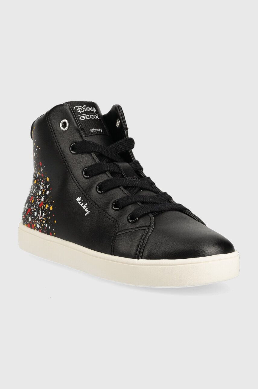 Geox sneakers pentru copii culoarea negru - Pled.ro