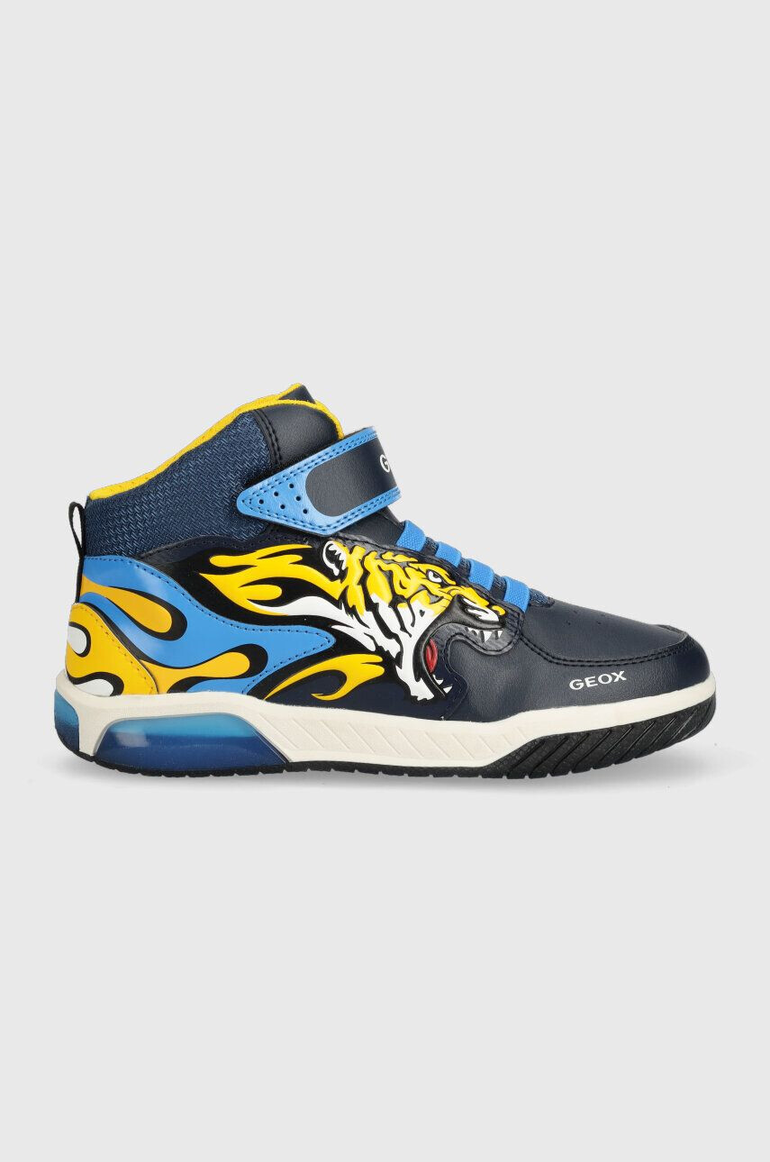 Geox sneakers pentru copii culoarea gri - Pled.ro