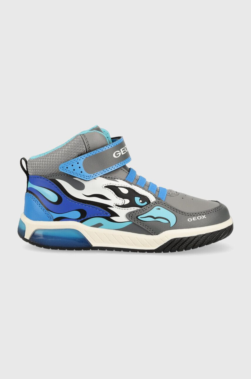 Geox sneakers pentru copii culoarea gri - Pled.ro