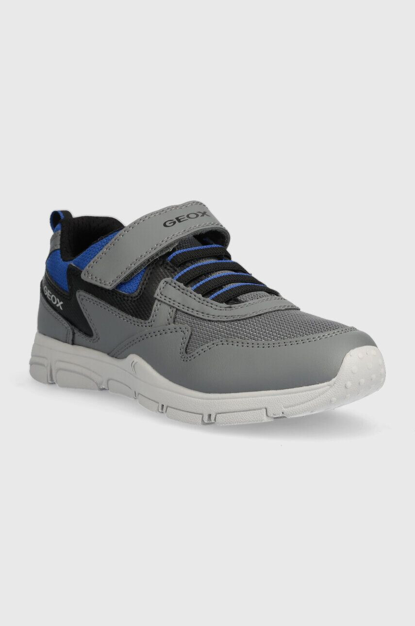 Geox sneakers pentru copii culoarea gri - Pled.ro