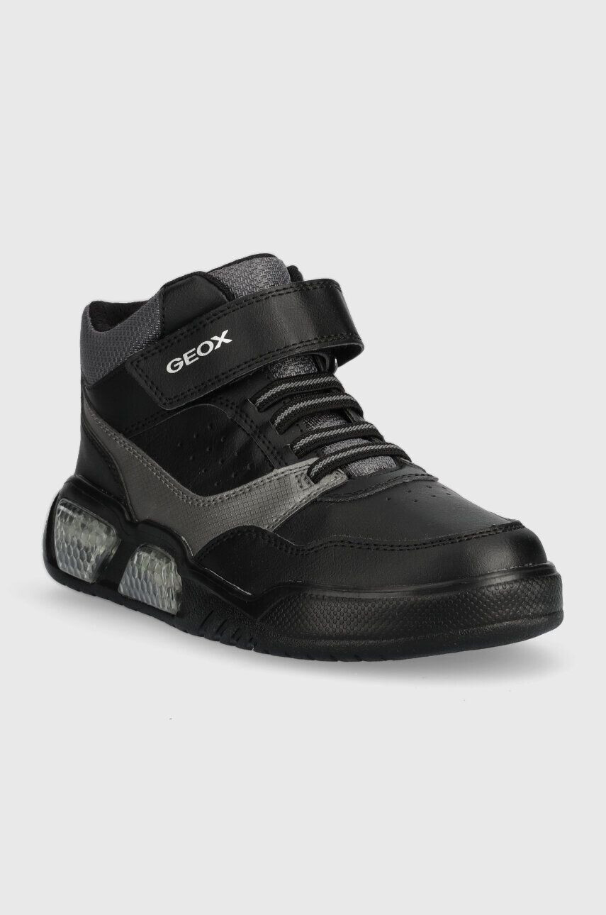 Geox sneakers pentru copii culoarea negru - Pled.ro