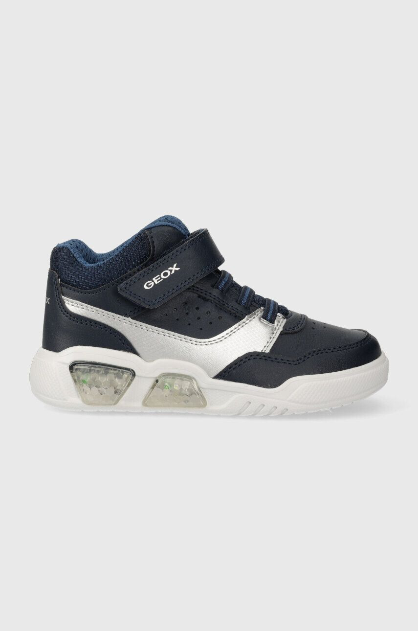 Geox sneakers pentru copii culoarea gri - Pled.ro