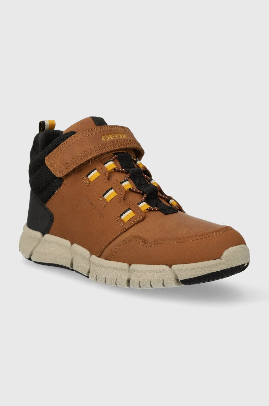 Geox sneakers pentru copii culoarea maro - Pled.ro