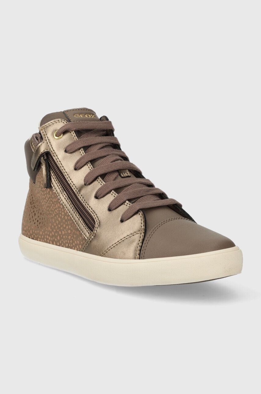 Geox sneakers pentru copii culoarea maro - Pled.ro