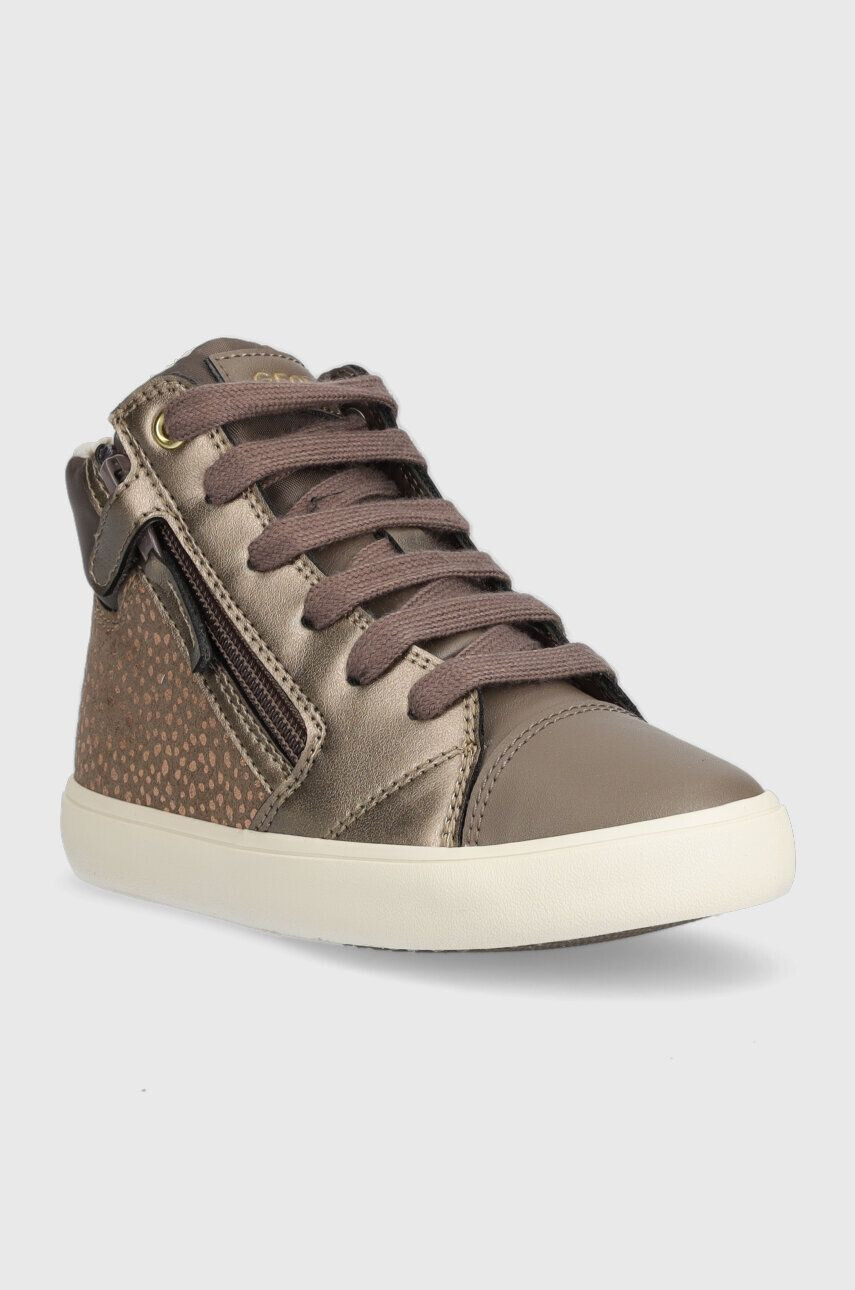 Geox sneakers pentru copii culoarea maro - Pled.ro