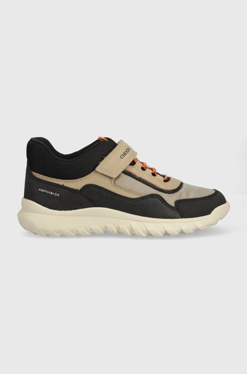 Geox sneakers pentru copii culoarea bej - Pled.ro